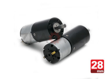 Small Size 28mm 24 volt dc gear motor With Low Speed Metal Gearbox